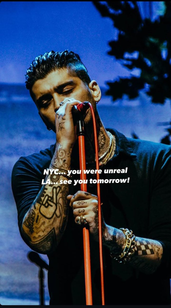 ZAYN VÍA INSTAGRAM 
"NYC... eres irreal
  LA... nos vemos mañana!"