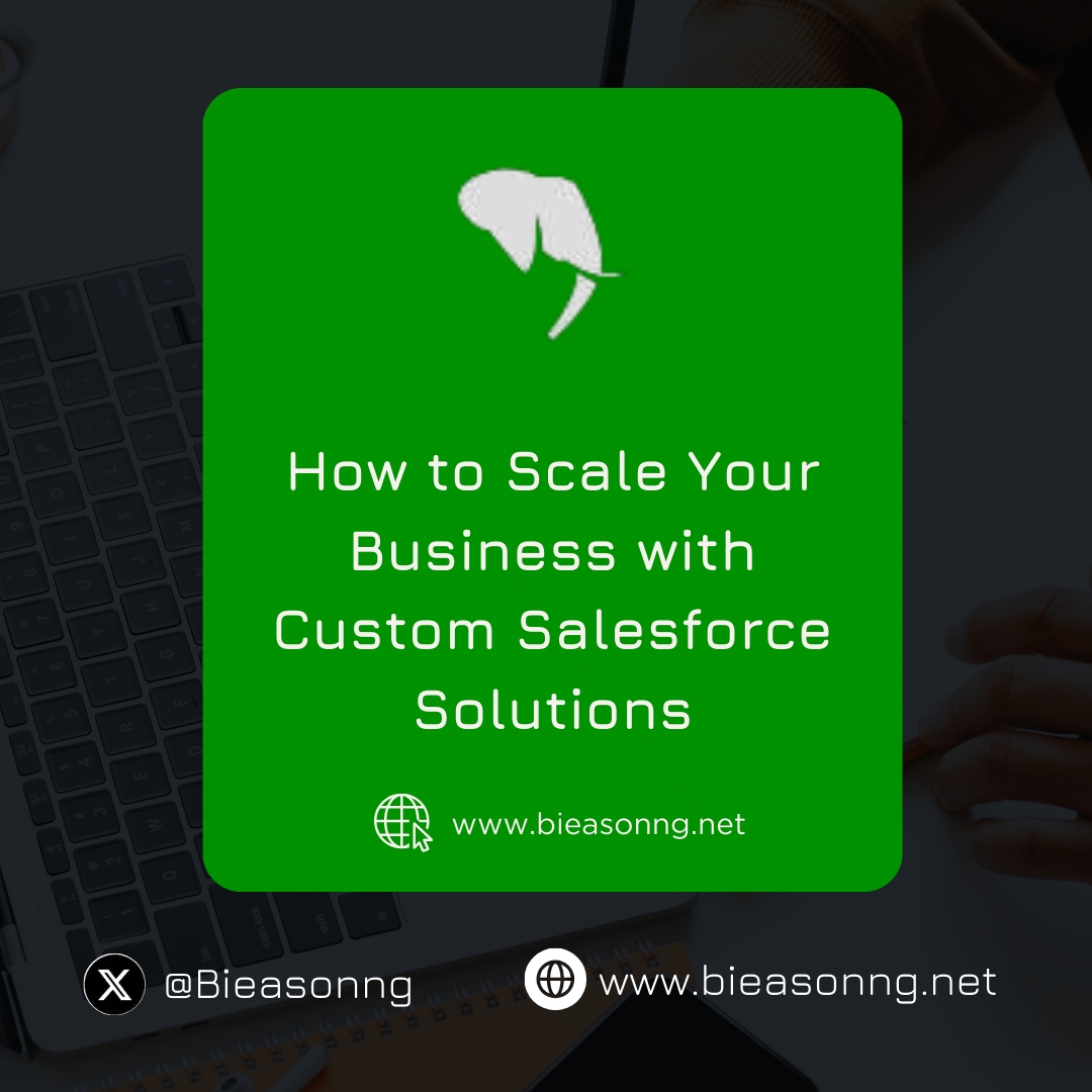 Bieasonng's tweet photo. By tailoring Salesforce to your unique goals and processes, you can optimize efficiency, enhance customer experiences, and streamline workflows. 🌟

#bieasonng #salesforceconsulting #salesforcesupport #businessgrowth #salesforcevalue #salesforcesupport https://t.co/ck2vXa6RFu