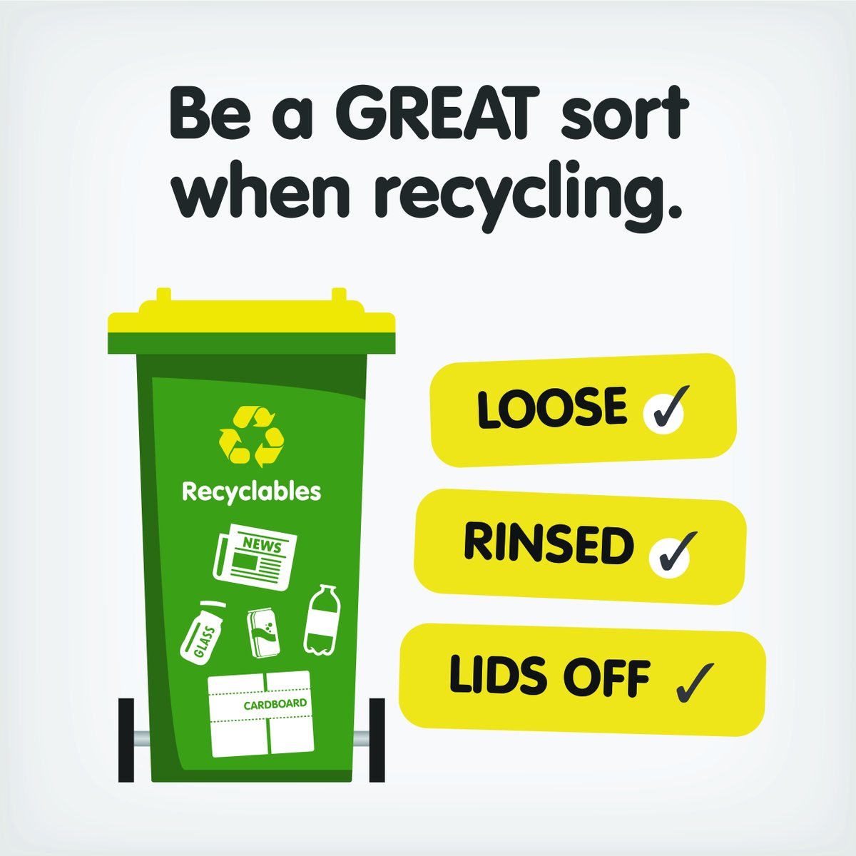 TownOfCambridge's tweet image. ♻️ Recycling right helps reduce contamination and keeps waste out of landfills. Here’s how you can be a GREAT recycler.

🔗More info: cambridge.wa.gov.au/Residents/Wast…

#RecycleRight #Sustainability #WasteSorted #TownOfCambridge