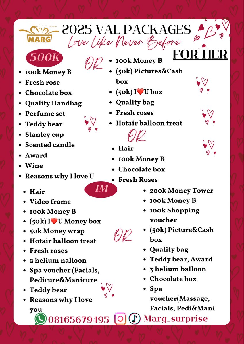 Margyy13's tweet photo. Love is in the air again🎁✨ Unwrap the magic of Valentine’s Day with our curated gift package list to help you express your love in style!
Share with your friends and partners to inspire them to find the perfect gift. Let’s make this Valentine’s unforgettable together https://t.co/XqXOoOXxYr