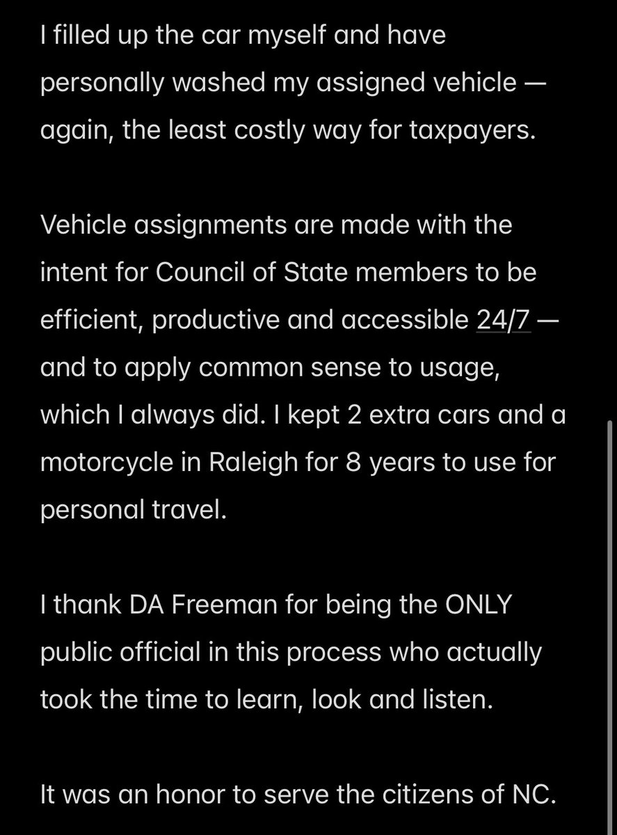 Dale Folwell, CPA for NC Governor (@dalefolwell) on Twitter photo <a href="/newsobserver/">The News & Observer</a> Thank you to all who supported me during my time as Treasurer of NC.
My statement on this resolved matter: <a href="/newsobserver/">The News & Observer</a> Thank you to all who supported me during my time as Treasurer of NC.
My statement on this resolved matter: