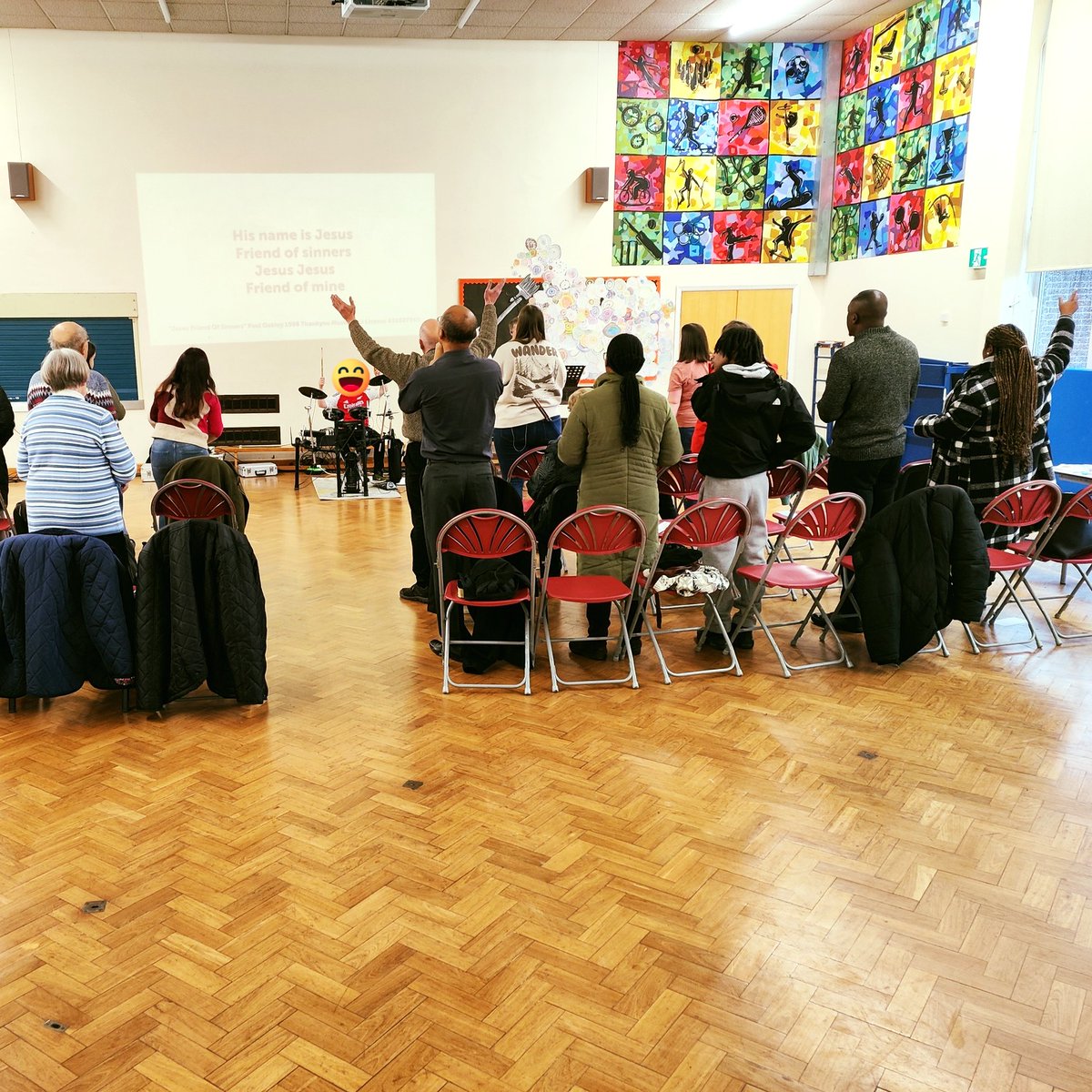 TrinityLifeSwin's tweet photo. On a cold Sunday morning, TLC gathered to worship, pray, learn from the Bible, &amp; fellowship. The kids' messy challenge: build the tallest tree. The grown-ups learned why it matters that Jesus Christ is fully God &amp; fully man.

There's room for you, so why not join us one day soon? https://t.co/1loTrjETfx