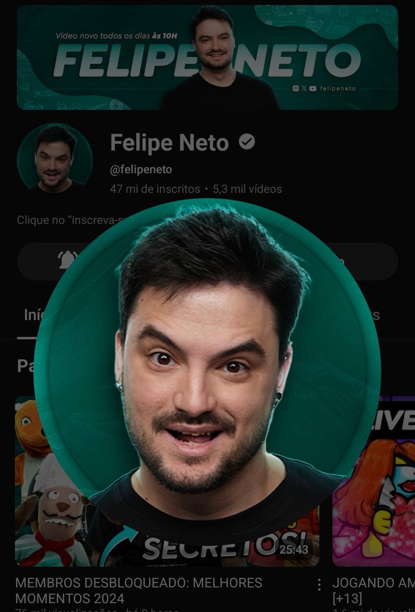 🚨 ATENÇÃO!

É oficial, o canal Felipe Neto volta dia 1 de fevereiro sábado às 10hrs da manhã e vamos ter notícia da SAGA MINECRAFT!