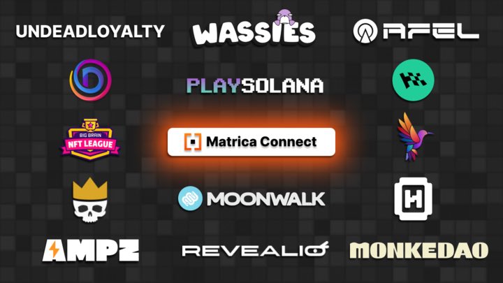 MatricaLabs's tweet photo. Matrica makes connecting for users easy

Matrica Connect streamlines all user onboarding and reduces friction for multi chain users 🙌

With 2025 Enterprise applications ramping up, now is the perfect time to highlight some great teams already growing with Matrica Connect 👇 https://t.co/MwmcHy6P5L