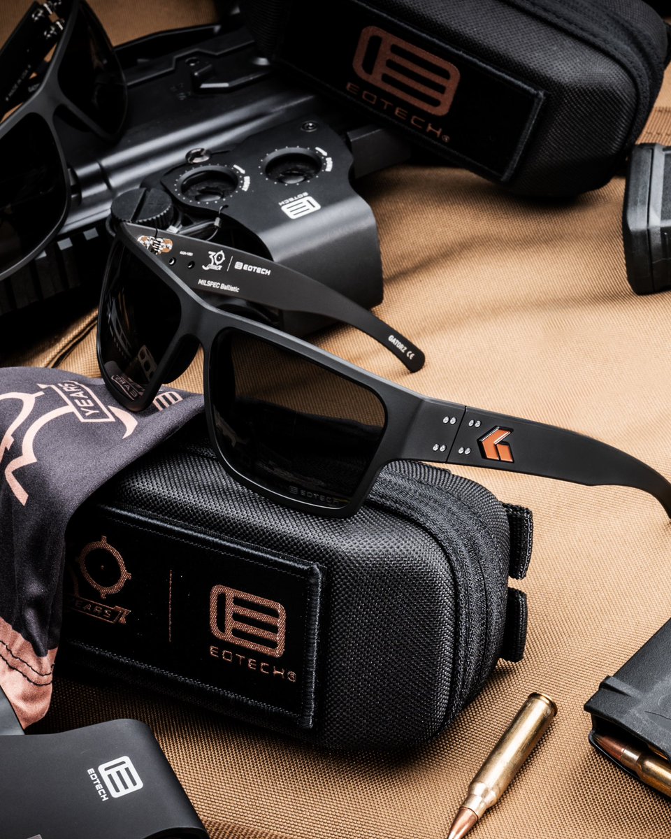 EOTECHInc's tweet image. EOTECH is proud to announce a collaboration with Gatorz Eyewear, a leader in precision-engineered, ballistic-grade eyewear trusted by elite professionals worldwide. We are to offering TWO Limited-Edition EOTECH models of their Delta sunglasses. Get them before they are gone!…
