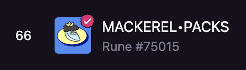 MackerelPacks's tweet image. A happy day for Project Macks - we have received our special badge from Magic Eden! $MACKS to the future 🚀