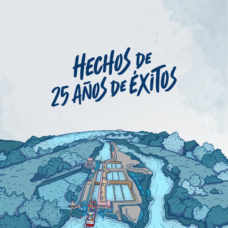 canaldepanama's tweet photo. La historia de Panamá se forma de trabajo, capacidad, lucha y de 25 años de éxitos de operación del Canal en manos panameñas.​ #HechosDelCanal
