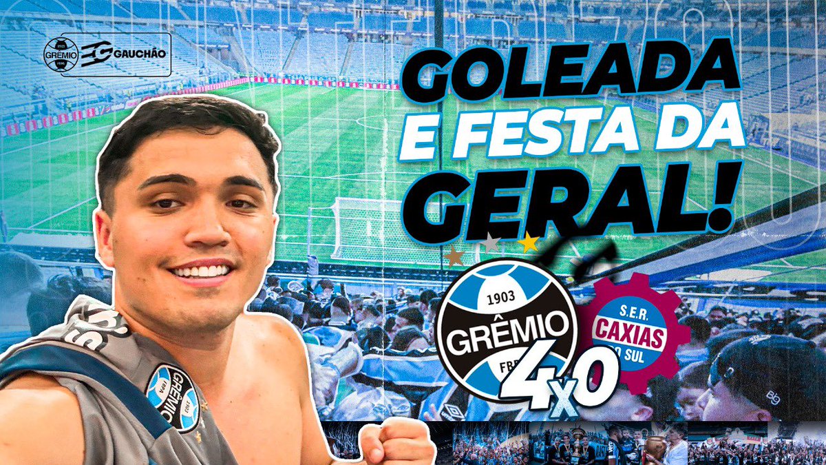 VÍDEO NOVO NO CANAL!

Nesse, todo a atmosfera de como foi o dia de Grêmio 4x0 Caxias.

Goleada, pré-jogo foda, muita resenha e cantoria pelo Grêmio.

LINK: youtu.be/O4LzzOmLhFI?si…