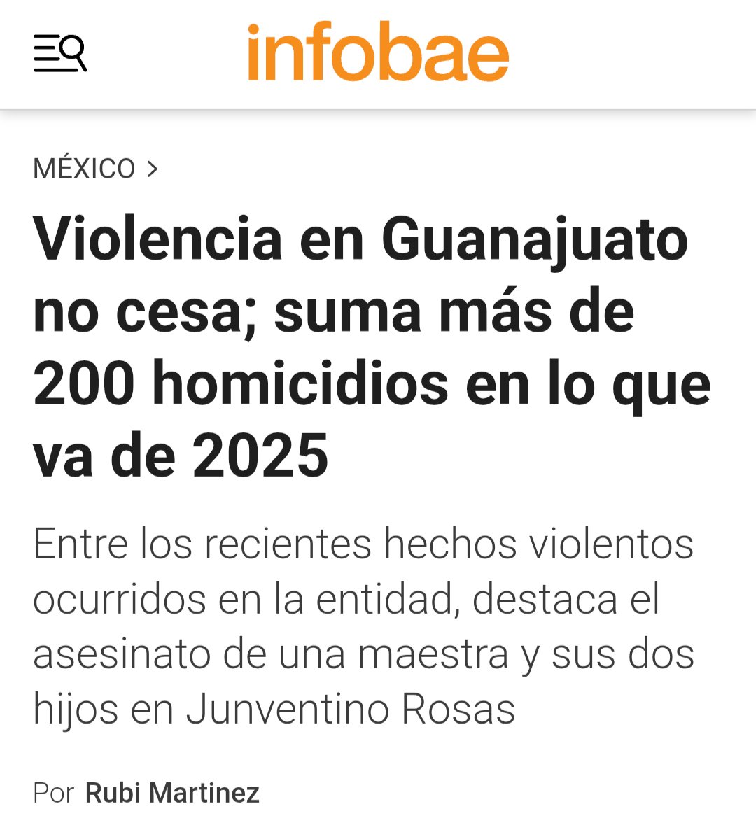 IsaakDuarteII's tweet photo. @AmerangelLorenz Compadece a Guanajuato, más de 30 años gobernando por tu partido el PANarco, la violencia al tope, pero de eso no hablas.
#NoTeHagasPendeja https://t.co/D9l15Gcup2