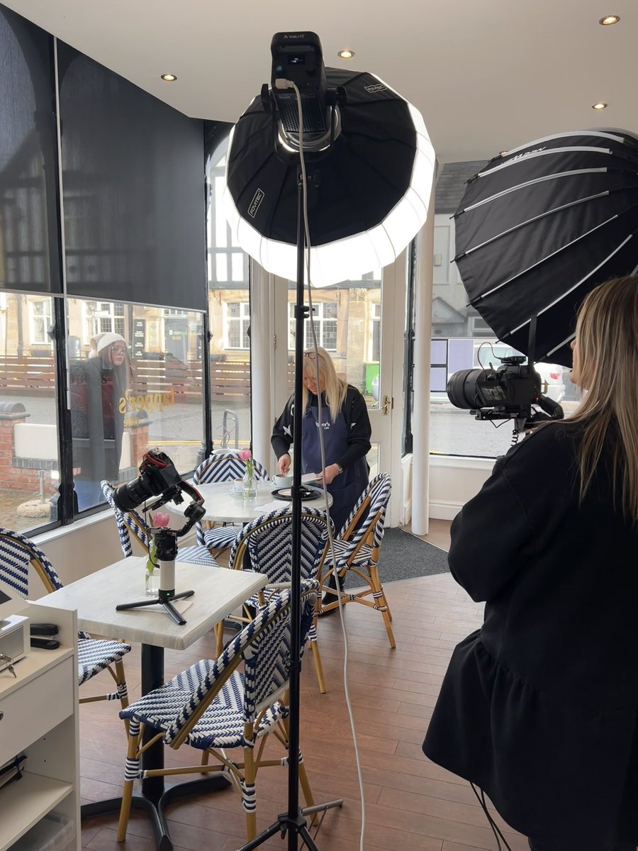 Great morning filming at the café with Surfr Media 🎬 

Do you need a venue for filming? Get in touch! We’ve been featured a few times on the box with ITV Granada reports and Channel 4 for Don’t Tell the Bride to name a few ☺️🎥