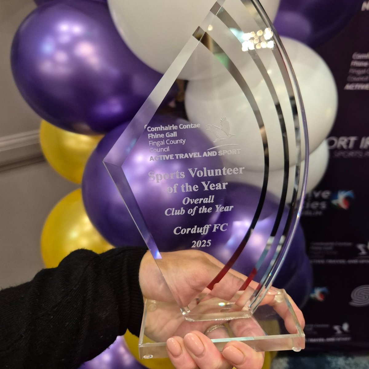 CorduffFC's tweet photo. Corduff FC are incredibly honoured and proud to receive the Inaugural Fingal Overall Sports Club of the Year Award 2025.

This recognition is a testament to the hard work, dedication, and passion of our players, coaching staff, volunteers, and supporters. 

#UpTheDuff https://t.co/Jt7FeOlq1o