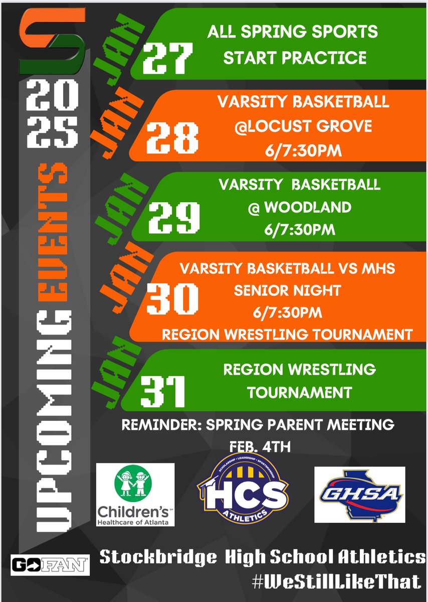 Andre Byrd Ed.S , CAA (@coachbyrd6) on Twitter photo On the prowl … 🐅 🐾week of 1/27/25
<a href="/SHS_HCS/">Stockbridge HS (GA)</a> <a href="/StockbridgeBall/">Stockbridge Boys Basketball</a> <a href="/shscheer_ga/">Stockbridge High School Cheerleading</a> On the prowl … 🐅 🐾week of 1/27/25
<a href="/SHS_HCS/">Stockbridge HS (GA)</a> <a href="/StockbridgeBall/">Stockbridge Boys Basketball</a> <a href="/shscheer_ga/">Stockbridge High School Cheerleading</a>