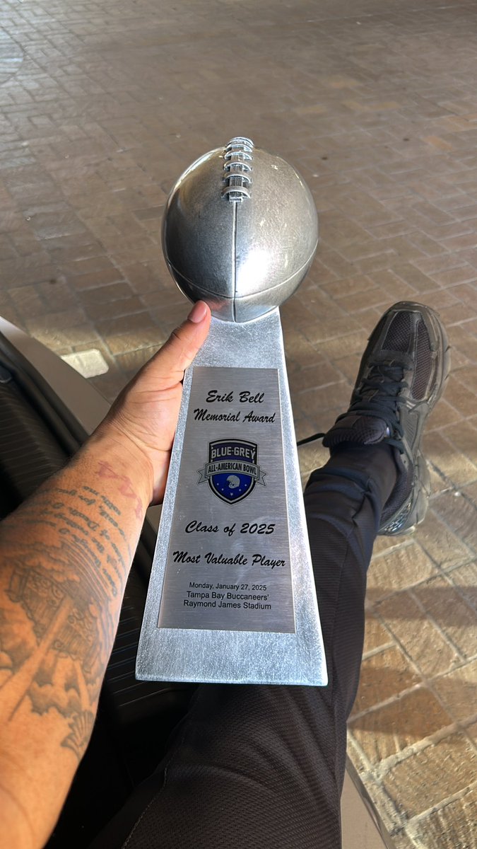 <a href="/BlueGreyFB/">Blue-Grey All-American Bowl</a> blessed to be the mvp of the game all glory to god thank him everyday <a href="/OhioXsAndOs/">Ohio X’s and O’s 🏈</a> <a href="/Coach_Sinagoga/">Josh Sinagoga</a> <a href="/CoachMattBarnes/">Matt Barnes</a> <a href="/CoachHulk54/">Coach Hulk</a> <a href="/CoachNixon_Cuse/">Jeff Nixon</a> <a href="/bhsbearcatsport/">Bedford High School Athletic Department</a> @On3Recruits <a href="/ExpoRecruits/">Expo Recruits</a> <a href="/One11Recruiting/">One11 Recruiting</a>