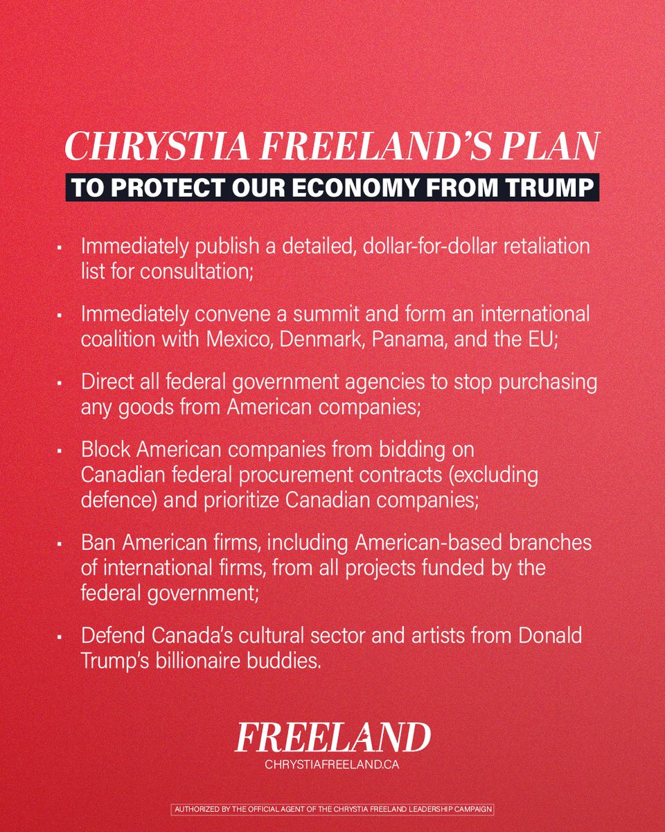 Chrystia Freeland tweet media