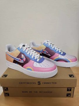 iampandaeye's tweet photo. WTS:  
RTFKT Space Drip x Nike AF1 SEAN WILLIAMS 8.5 🛸
RTFKT Space Drip x Nike AF1 DEFACED 8.5 🛸
RTFKT Undead T-Shirt M 💀

Brand new, unworn. 
Hmu with offers🤝 https://t.co/LoDcvDFEF9