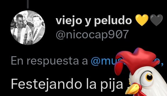 3finalesen1anio's tweet photo. @nicocap907 @musankoto @ViejoYPopular @El_gordoramon gallina puta. https://t.co/KXuM7yhelF