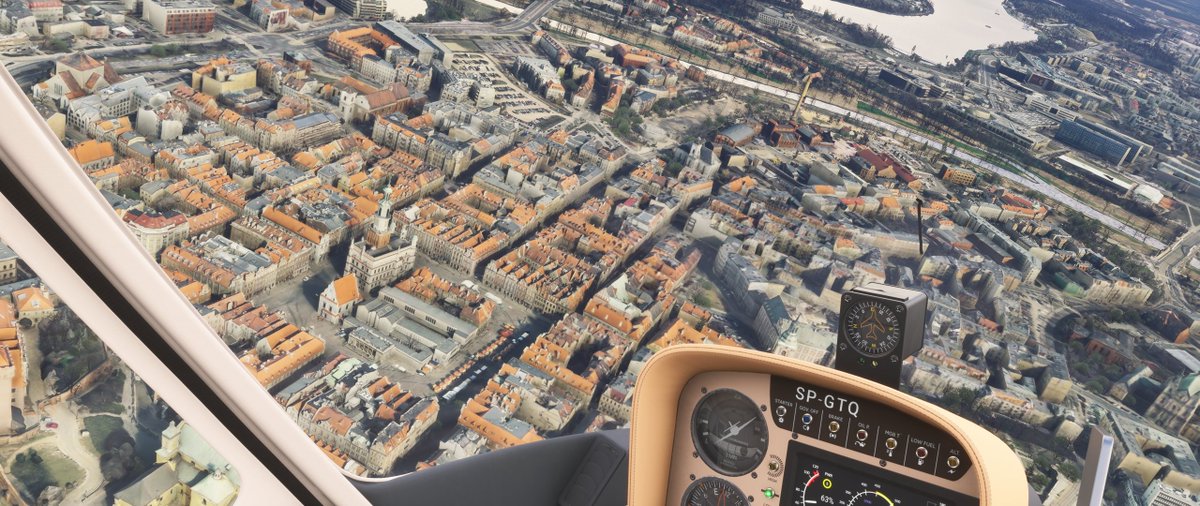 dariuszmatt's tweet image. RTX 3070 i podmieniony najnowszy plik DLSS w trybie Quality. Ostrość i detale fotogrametrii od 1000 ft zyskały zupełnie nową jakość. #MSFS24 SU1