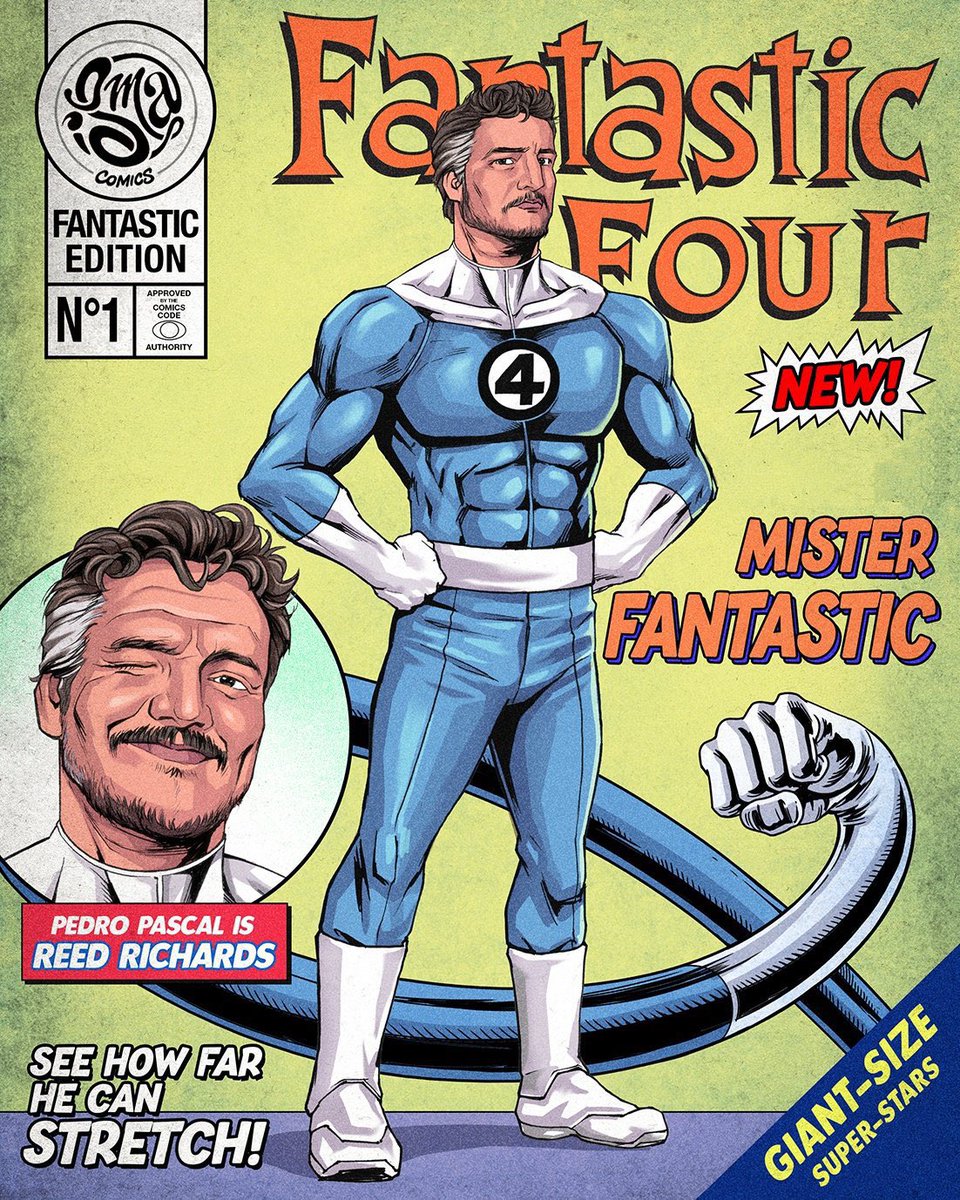 F4NewsFr's tweet photo. Mister Fantastic cover 4️⃣

| 🖌️art via @ismaComics | https://t.co/euktvuV3Dn