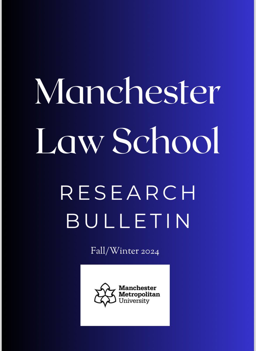 Manchester Law School - Research tweet media