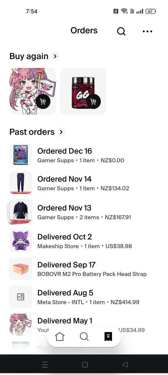 Ok so I ordered my <a href="/TheTotless/">Totless 🟪 ネコ</a> hoodie keyring and pants last year and I tried emailing <a href="/GamerSupps/">Gamer Supps®</a> but I was queued twice idk if anyone else has that and I just recently ordered the vtuber awards vcards and still say's ordered can someone help in the comments