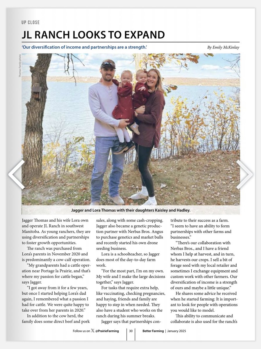 NerbasBrosAngus's tweet photo. A great feature on Jagger and Lora. Proud to be one of their partnerships! @JagThom18 https://t.co/VPVHFfmiMC