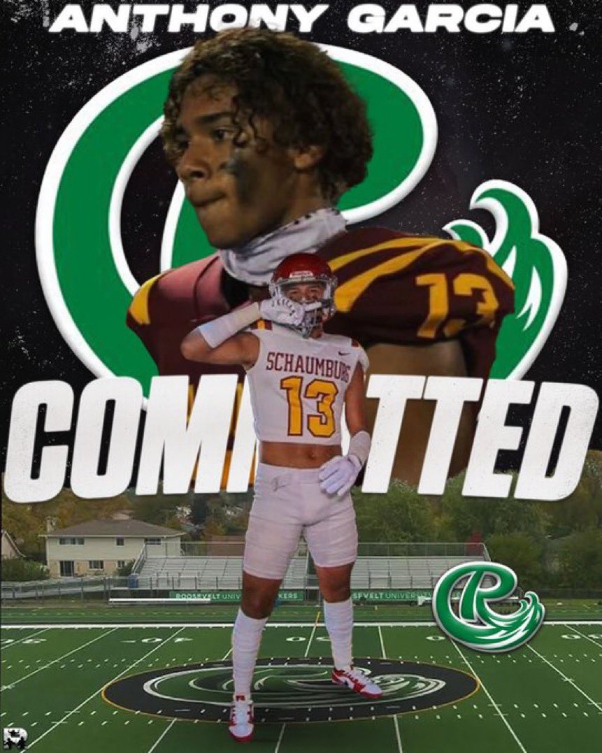 Anthony Garcia (@ag_garcia13) on Twitter photo Iβm excited to announce my commitment to <a href="/RULAKERFB/">Roosevelt University Football</a>. Thank you to Coach Degraaf and the coaching staff for keeping up with me through my journey and giving me a new place to call home. Iβd also like to thank my family and my trainers for always guiding and pushing me. Go Lakers! Iβm excited to announce my commitment to <a href="/RULAKERFB/">Roosevelt University Football</a>. Thank you to Coach Degraaf and the coaching staff for keeping up with me through my journey and giving me a new place to call home. Iβd also like to thank my family and my trainers for always guiding and pushing me. Go Lakers!