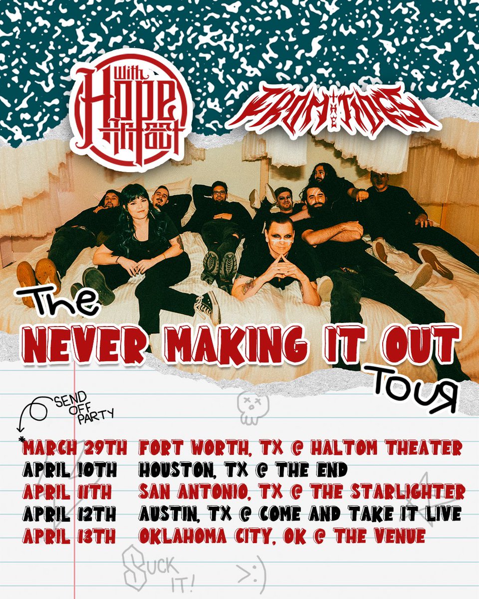 Oh shit this app is still a thing. 

Anyway. We are going on tour with our friends in <a href="/WithHopeIntact/">With Hope Intact</a>