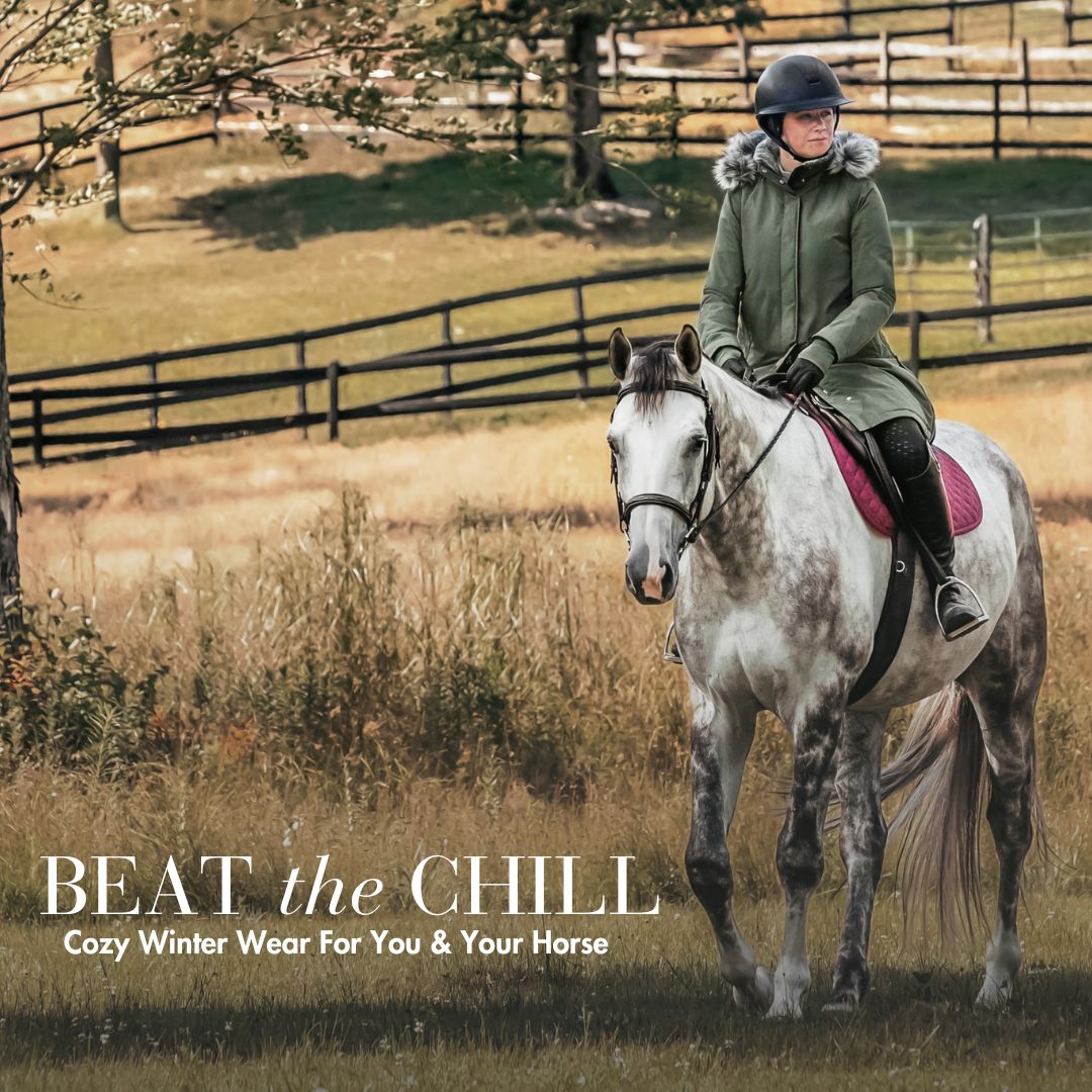 DoverSaddleryUS's tweet photo. Frosty mornings? No problem. 🥶✨ Keep yourself and your horse warm with our selection of layering must-haves and cozy winter essentials. Shop now and stay ahead of the cold! ❄️❤️ #Equestrian #EquestrianStyle #DoverSaddlery #BeatTheChill https://t.co/Pyrg1Aj4vw