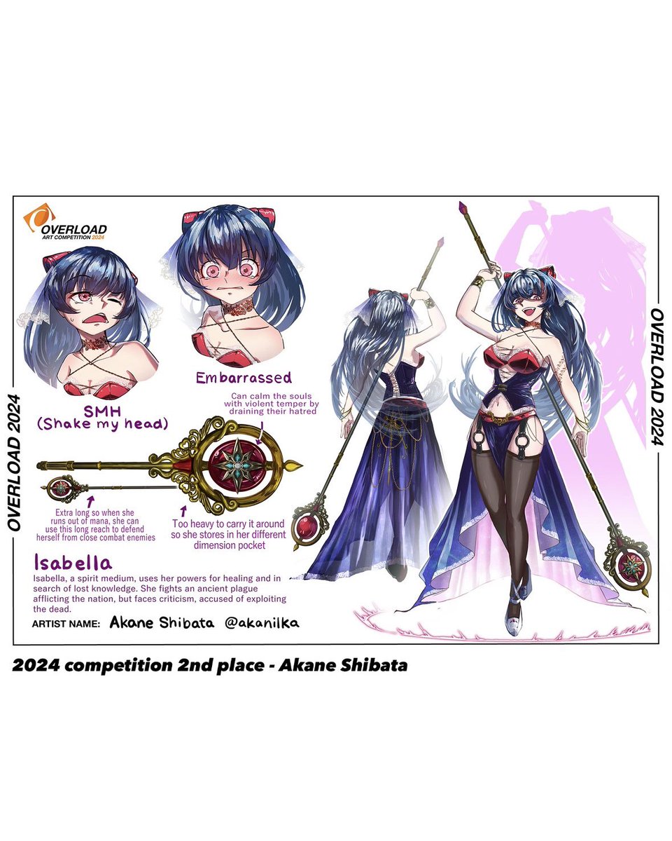 OverloadNZ's tweet image. 📢 Calling all creatives! Design a sorcerer/sorceress to fight back the bug demons! Our art competition is open to all ages, with a chance to be showcased at Overload.
Details at overload.co.nz/art-competitio…
Special thanks @clipstudiopaint @VIZMedia for providing prizes!