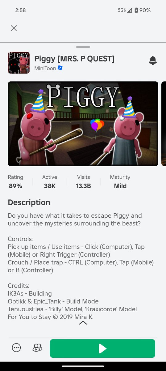 coolgamerperson's tweet photo. happy 5th birthday piggy!
A huge thanks to all the developers for everything they did for us along the way and #thankyouminitoon for everything you did for us along the way.
happy 5th birthday piggy ๐ฐ
#RobloxPiggy https://t.co/NJk5MmvuQn