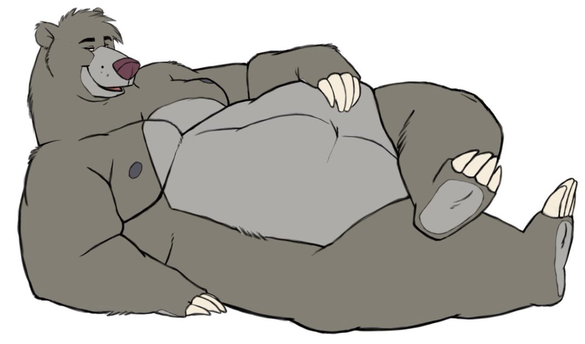 I did some baloo fanart! I know I changed him a bit but I like pecs, what can I say? n.n