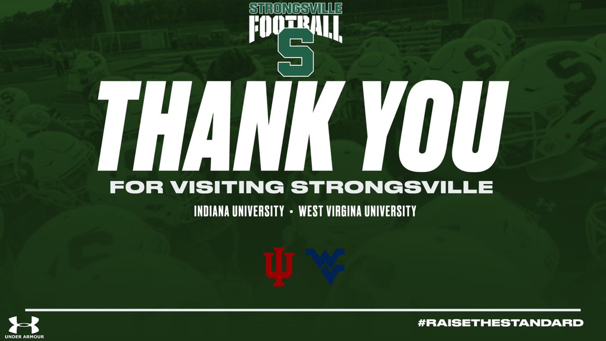 StrongsvilleFootball (@strongsville_fb) on Twitter photo Great day of visiting with some great programs! Thanks you for bringing in Strongsville!
<a href="/IndianaFootball/">Indiana Football</a> <a href="/WVUfootball/">West Virginia Football</a> <a href="/jason_trusnik/">Jason Trusnik (official acct.)</a> Great day of visiting with some great programs! Thanks you for bringing in Strongsville!
<a href="/IndianaFootball/">Indiana Football</a> <a href="/WVUfootball/">West Virginia Football</a> <a href="/jason_trusnik/">Jason Trusnik (official acct.)</a>