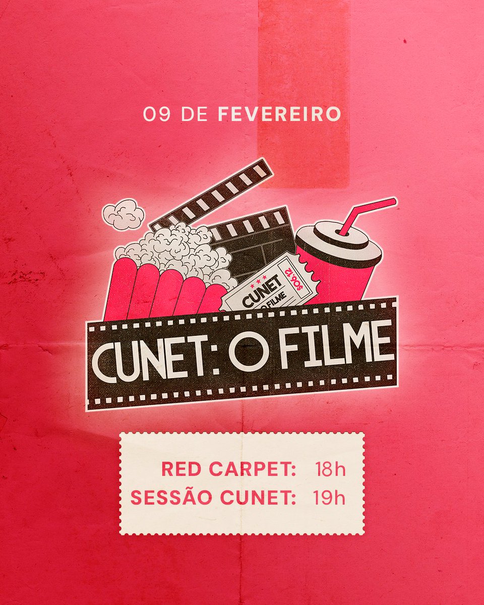 • TV CUNET  📺

𝗖𝗨𝗡𝗘𝗧: 𝗢 𝗙𝗶𝗹𝗺𝗲 🎬
Poster Oficial 

𝘊𝘖𝘔𝘐𝘕𝘎 𝘚𝘖𝘖𝘕 - 09.02.2025

🖇️ INSCRIÇÃO PARA SER APRESENTADOR DO RED CARPET: docs.google.com/forms/d/e/1FAI…

#CUNETOFILME
#CUNET <a href="/CunetNR/">Cunet</a>

#CUNETOFILME
#CUNET <a href="/CunetNR/">Cunet</a>