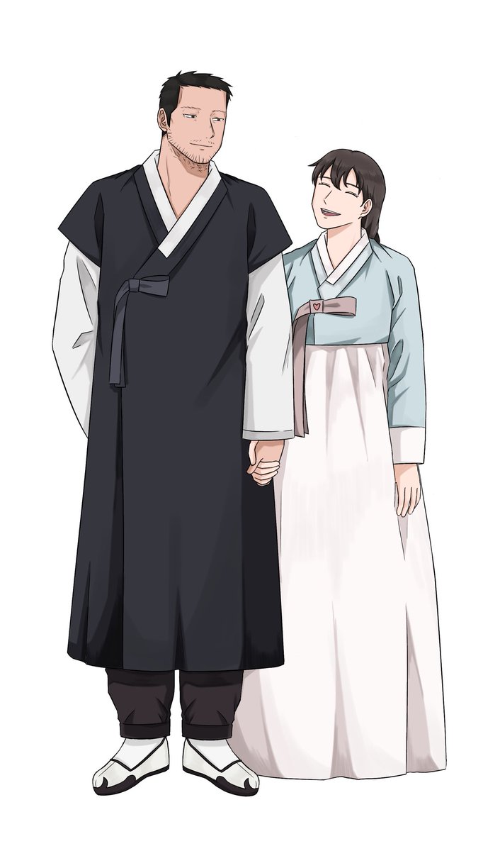 와타시의 생일-!!!! 다들 새해복 많이 받으시구, 여전히 바쁜 저와 트친해줘서 감쟈해요🩷🫶✨ #해상지희 설날 그림 오랜만에 올리고 총총-! <a href="/tteua_1234/">뜨아</a>