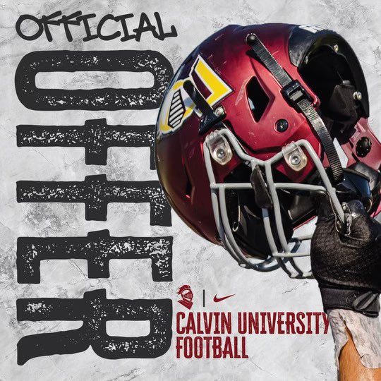 HusseinAwada00's tweet photo. After a Great Conversation I am Blessed To Have Received an Offer to Calvin University! 
@CoachLBell @CoachGrig_NCSA @PioneerDearborn @DHS__football https://t.co/omEsvfEPST