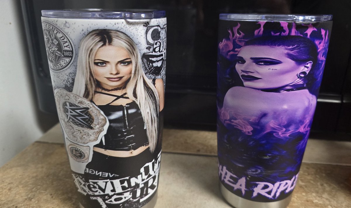 Patpadilla51's tweet image. My Tumbler Cup came in today @YaOnlyLivvOnce @RheaRipley_WWE