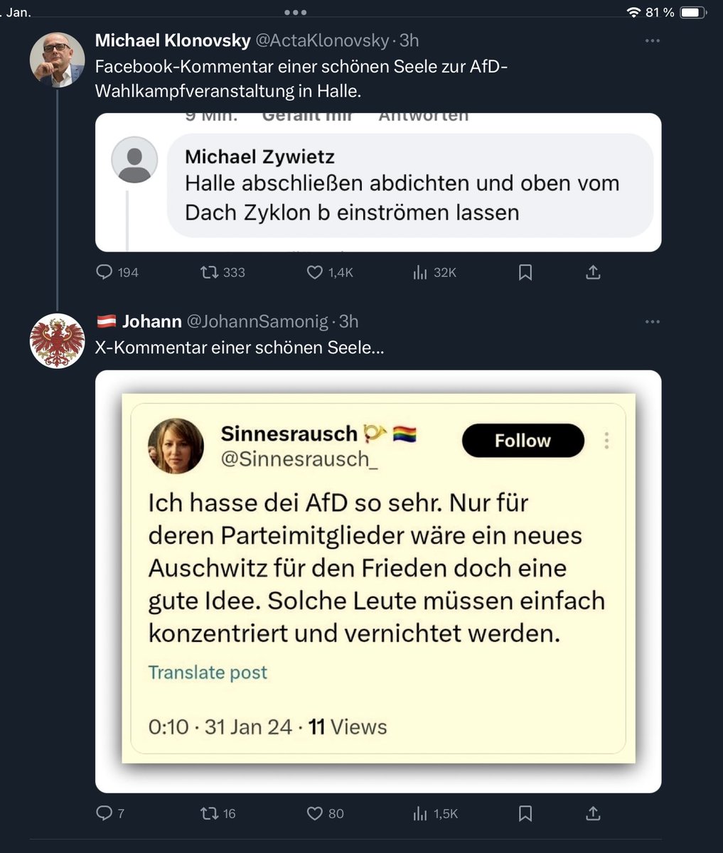 frame_noir's tweet photo. @AlinePabst @captMichael2 Gespräche sind ja mit euch nicht mehr möglich. https://t.co/4NfpL5GGY0