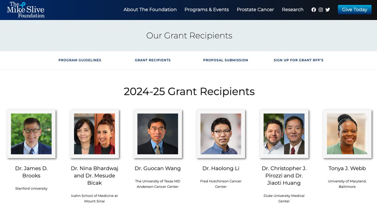 Mesude Bicak (@mesudebicak) on Twitter photo Honored to receive Mike Slive Foundation award for our efforts towards an off-the-shelf prostate cancer vaccine. Special thanks to my rockstar colleagues for laying all the pioneering innovative foundation
<a href="/timodonnell/">Tim O'Donnell</a> <a href="/JuliaKodysh/">Julia Kodysh</a> <a href="/CimenBozkus_C/">Cansu Cimen Bozkus</a> <a href="/Mansi_Saxenm02/">Mansi Saxena</a> <a href="/BhardwajLab/">Bhardwaj Lab</a> Honored to receive Mike Slive Foundation award for our efforts towards an off-the-shelf prostate cancer vaccine. Special thanks to my rockstar colleagues for laying all the pioneering innovative foundation
<a href="/timodonnell/">Tim O'Donnell</a> <a href="/JuliaKodysh/">Julia Kodysh</a> <a href="/CimenBozkus_C/">Cansu Cimen Bozkus</a> <a href="/Mansi_Saxenm02/">Mansi Saxena</a> <a href="/BhardwajLab/">Bhardwaj Lab</a>