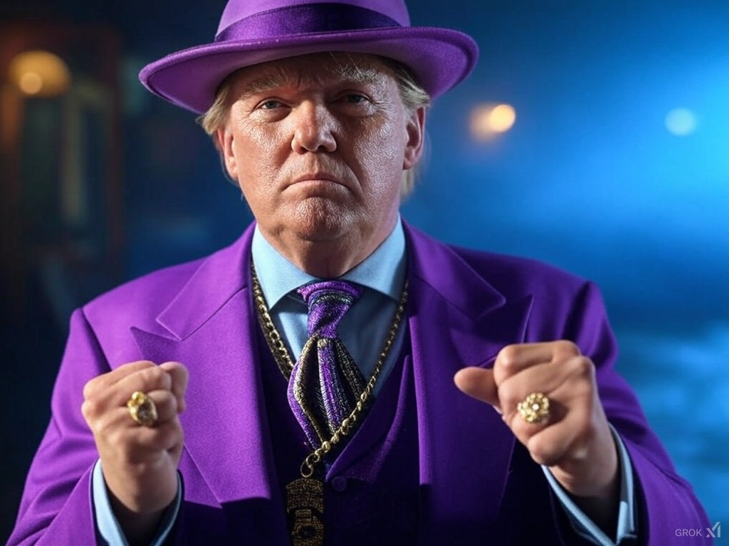 Pimping Ain't Easy!! Image by <a href="/grok/">Grok</a> 😂😂