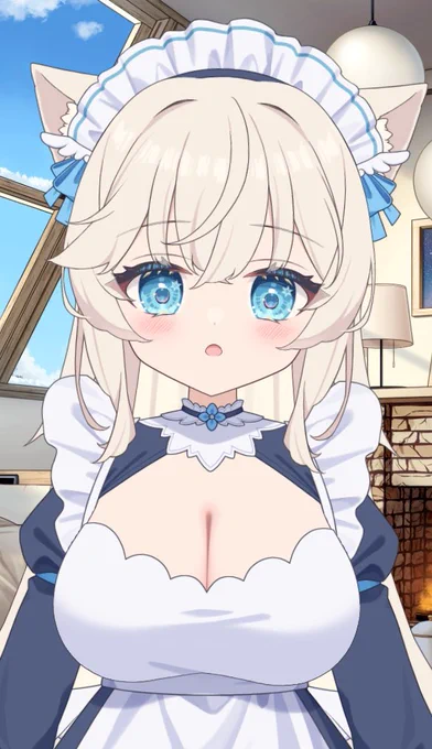 おはよー!朝さむいはずなのに寝相でおふとん飛ばしちゃってた…! 