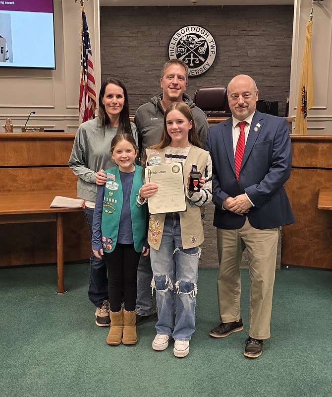 Courtesy of Hillsborough TownshipNicole Sherer, an eighth grader at Hillsborough Middle School, received the Girl Scouts Medal of Honor for saving a life while she was vacationing in Costa Rica.
centraljersey.media/featured/local…
