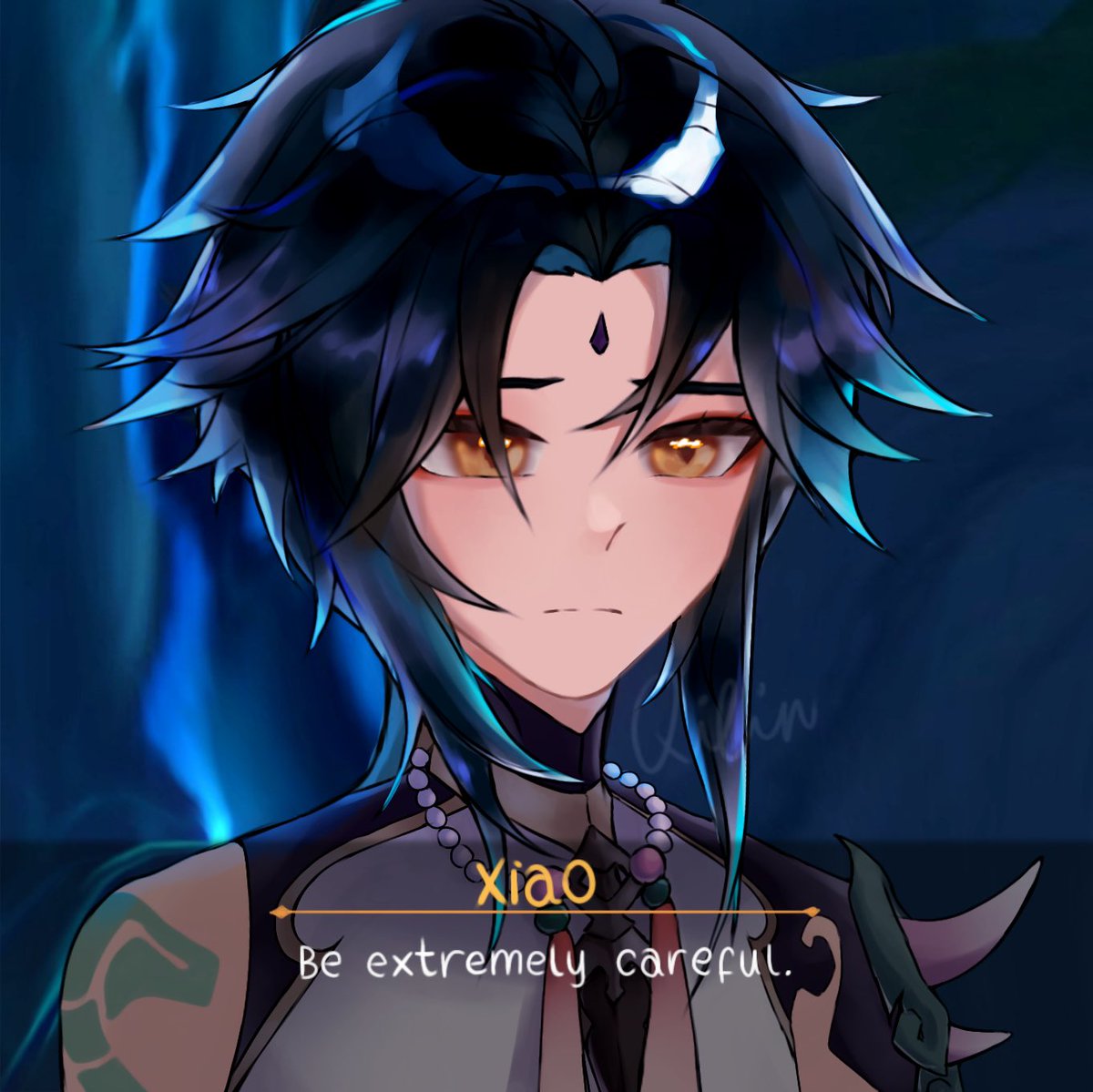 qqilinn's tweet photo. happy lantern rite 

#xiao #GenshinImpact #LanternRite https://t.co/iozhE32JvZ