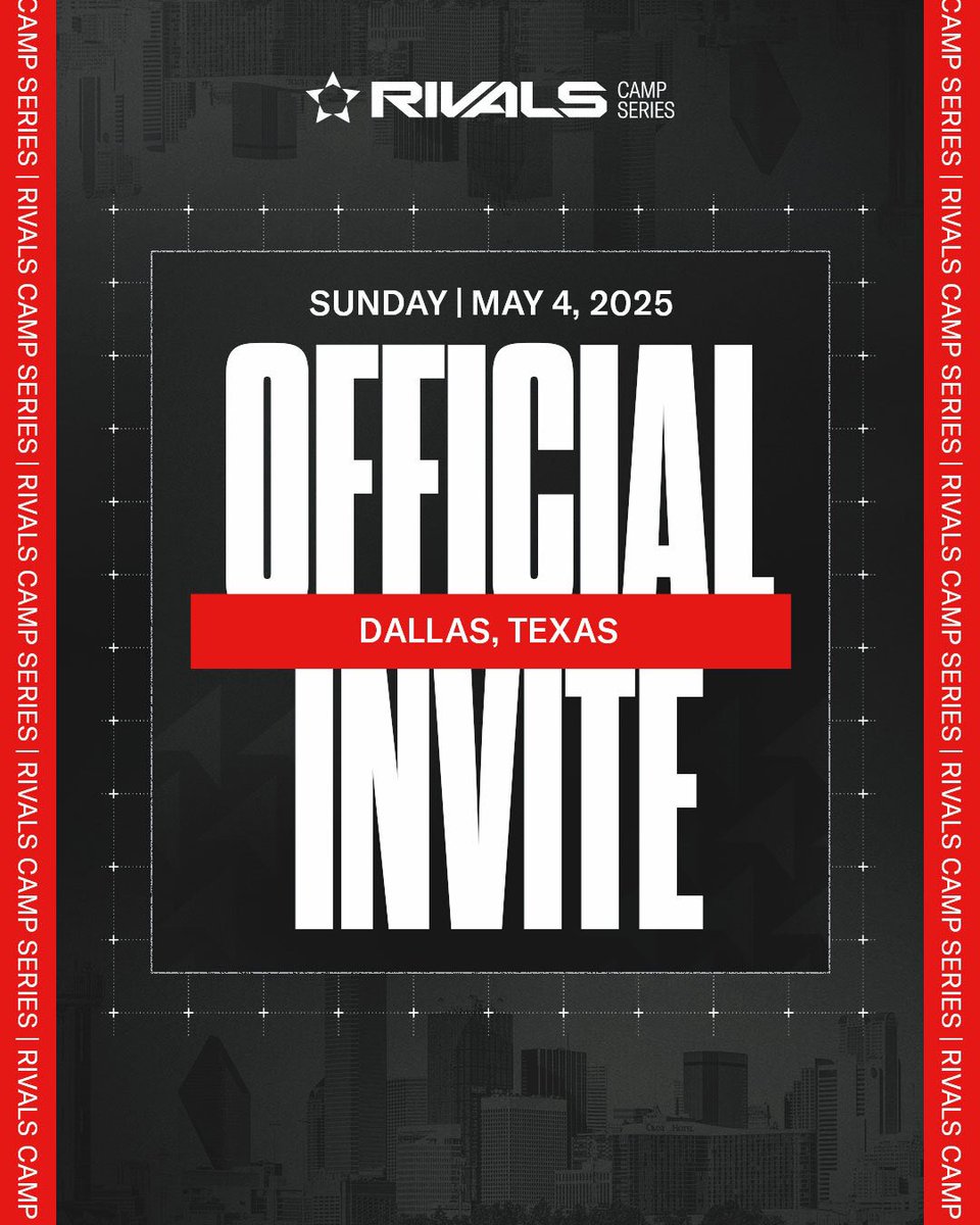 Brandon Ford (@d1_beezy) on Twitter photo Thanks for the Official Camp Invite! <a href="/RivalsCamp/">Rivals Camp Series</a> <a href="/Rivals/">Rivals</a> <a href="/adamgorney/">Adam Gorney</a> <a href="/RivalsFriedman/">Adam Friedman</a>
<a href="/CarlosLynn/">Carlos Lynn</a> <a href="/CoachRJ_007/">RJ Bond</a> <a href="/Coach_McHugh/">Coach McHugh</a> <a href="/CTownEaglesFB/">CrowleyFootball</a> <a href="/CoachC_Osunde/">C.O.365 Training</a> <a href="/CoachJ_O/">Coach J.O.</a> Thanks for the Official Camp Invite! <a href="/RivalsCamp/">Rivals Camp Series</a> <a href="/Rivals/">Rivals</a> <a href="/adamgorney/">Adam Gorney</a> <a href="/RivalsFriedman/">Adam Friedman</a>
<a href="/CarlosLynn/">Carlos Lynn</a> <a href="/CoachRJ_007/">RJ Bond</a> <a href="/Coach_McHugh/">Coach McHugh</a> <a href="/CTownEaglesFB/">CrowleyFootball</a> <a href="/CoachC_Osunde/">C.O.365 Training</a> <a href="/CoachJ_O/">Coach J.O.</a>