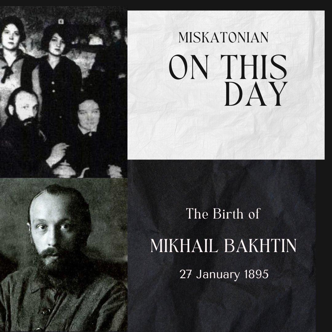 📚 Born Jan 27, 1895: Mikhail Bakhtin, the Russian thinker who revolutionized literary theory. From dialogism to carnival theory, he showed us that every text is a conversation across time. His ideas still shape how we read today. 🎭  🧵 #LiteraryTheory