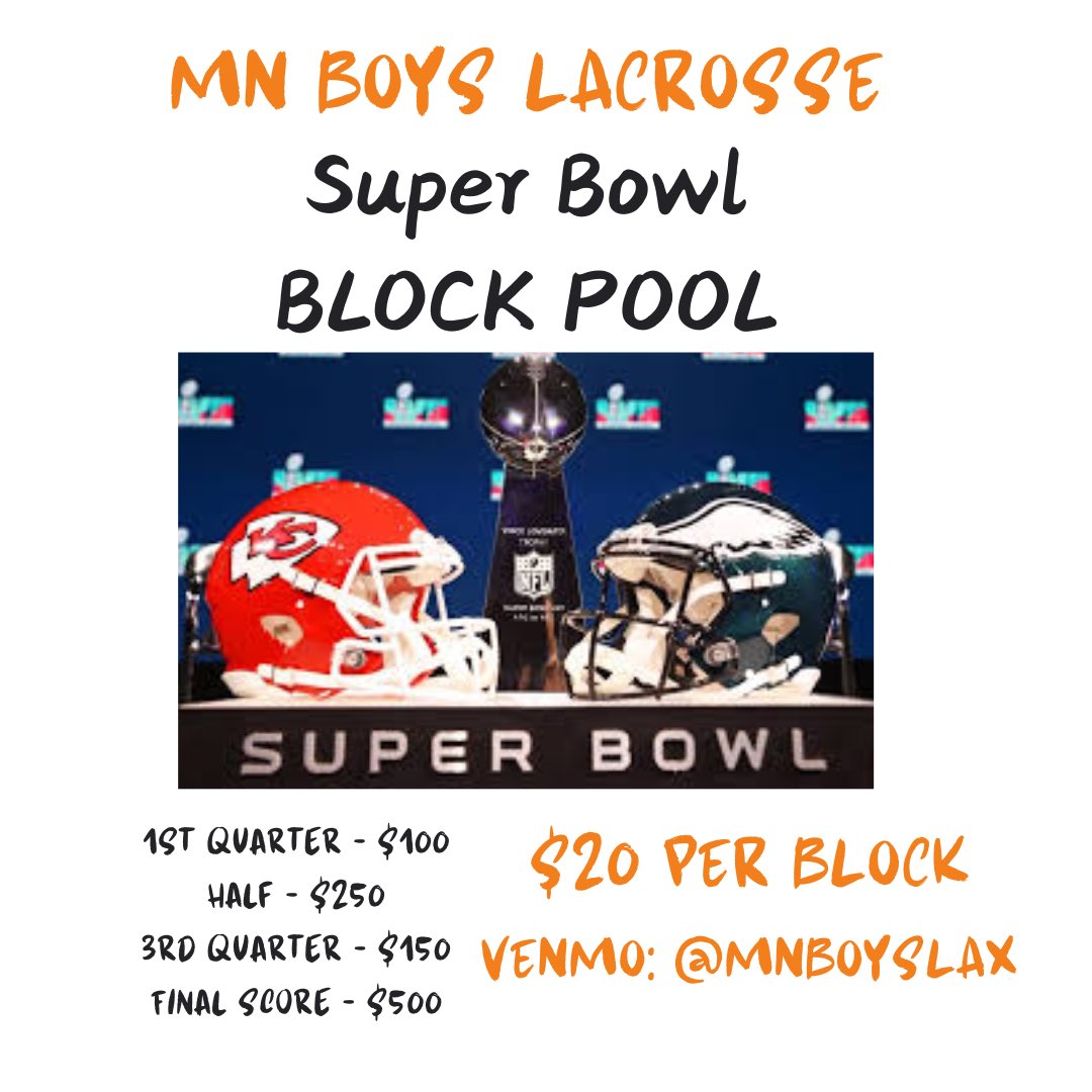 Our annual Super Bowl Block pool is live - Enter to win some cash and support our ‘25 boys season.  Go Birds!! superbowlpoolsite.com/contest/583265…