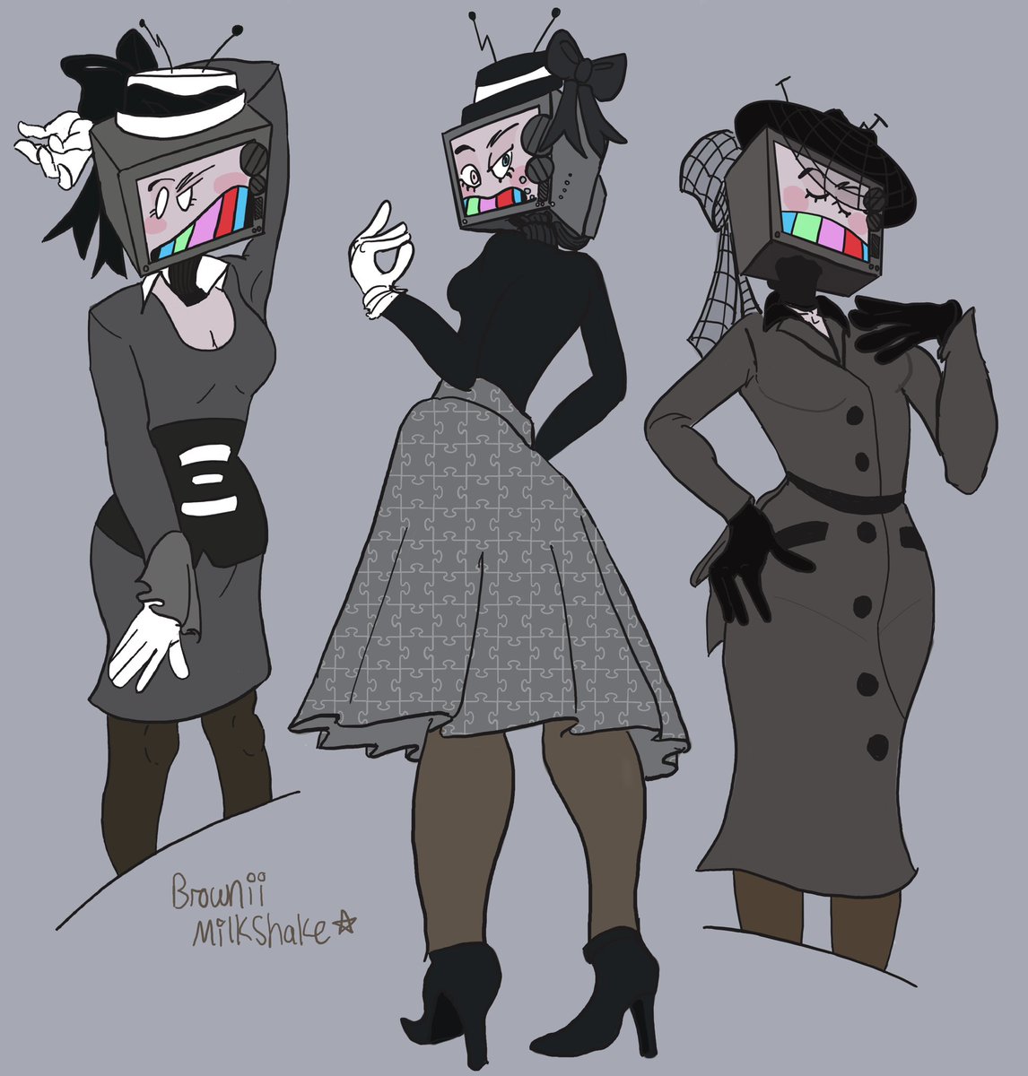 More ms. puzzles… her design is by <a href="/DakaAkula/">💀DakaShark🍓</a> 🍓 👒🎩📺

[#mrpuzzles #smg4mrpuzzles #mrpuzzlesAU #fanart #mspuzzles #puzzlevision]