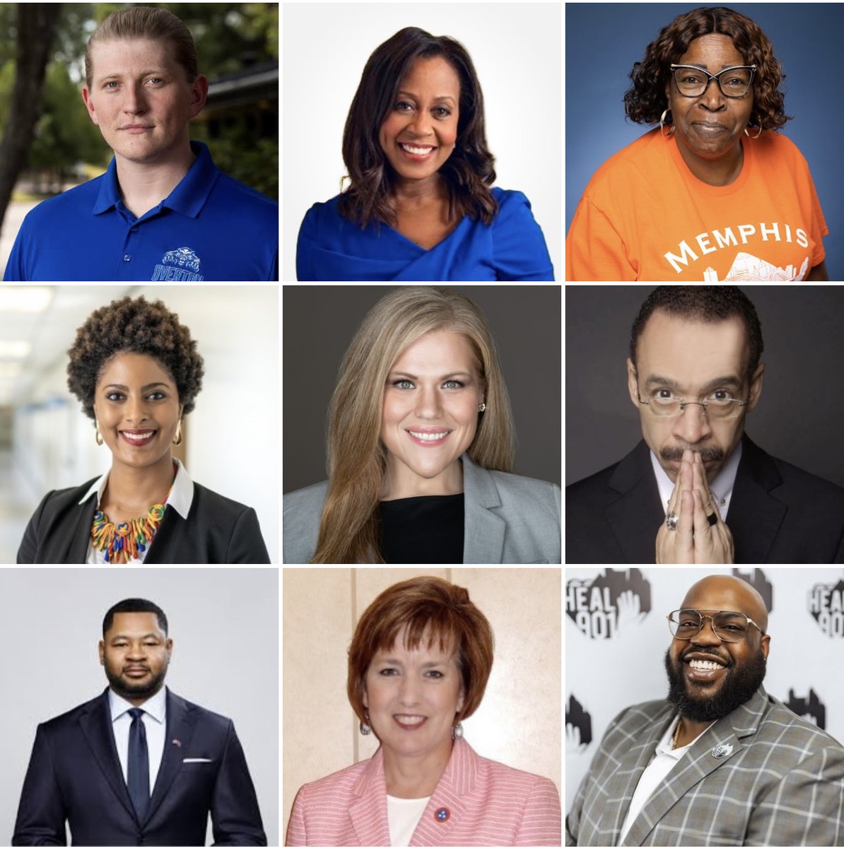 my MSCS vision board
- Noah Nordstrom, Spanish teacher
- Michelle McKissack, 
- Shaleah Harris
- Sarah Carpenter,  Memphis Lift
- Amber Huett-Garcia, 
- Pastor Kenneth Whalum, former MSCS board member
- Tamarques Porter, 
- Karen Vogelsang, ARISE2Read
- K. Durell Cowan, Heal 901