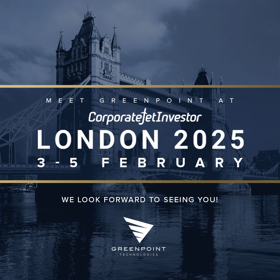 Greenpoint will be at Corporate Jet Investor London, February 3–5! We look forward to insightful conversations and reconnecting with industry colleagues.