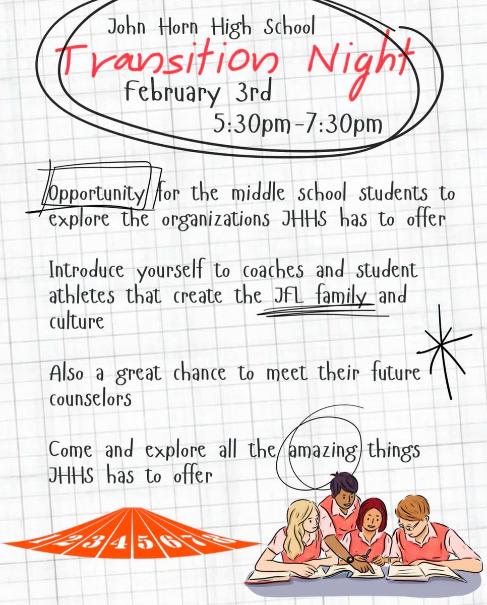 Jaguar Athletic Training (@hornjats) on Twitter photo Transition night is quickly approaching! Don’t miss out on a great opportunity to see what all <a href="/HornJags/">Horn High School</a> has to offer. Stop by our table so we can meet some future #JATS!! Transition night is quickly approaching! Don’t miss out on a great opportunity to see what all <a href="/HornJags/">Horn High School</a> has to offer. Stop by our table so we can meet some future #JATS!!