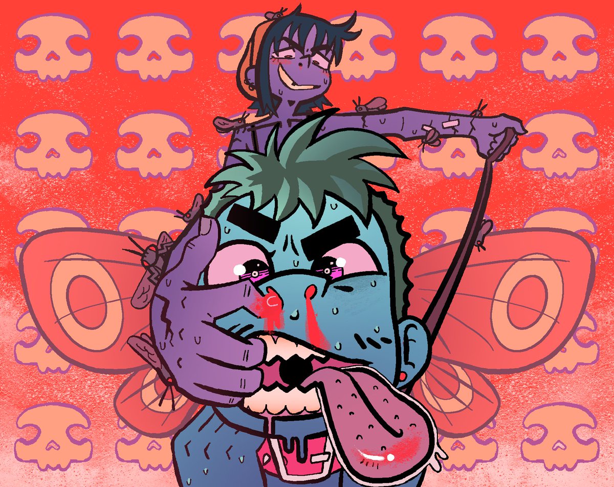 Illustration for PRAISE THE HAWKMOTH KING a new dark erotic TTRPG from a friend of mine, linked below!